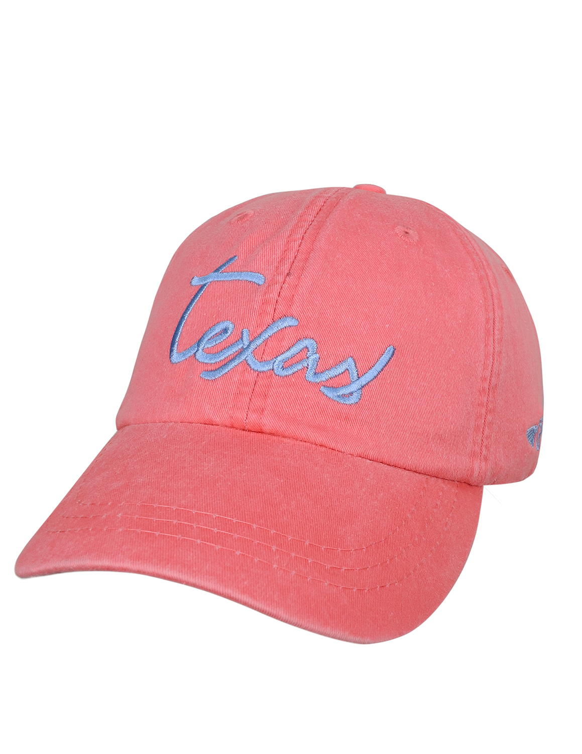 coral-pink-texas-script-adjustable-hat-6023702531