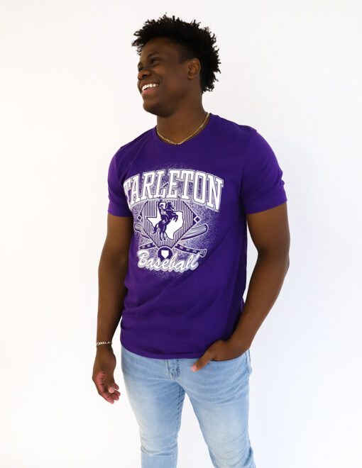 model-tarleton-state-tsu-baseball-sports-short-sleeve-shirt-155406-BFC100302-PURPLE (3)