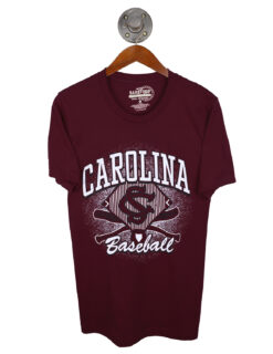 south-carolia-usc-baseball-short-sleeve-shirt-red-155410-BFC100302-MAROON