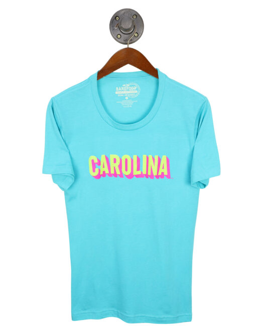 south-carolina-neon-blue-text-short-sleeve-shirt-162916-BFC100302-heather-seafoam