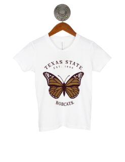 texas-state-youth-white-short-sleeve-shirt-butterfly-151733-3001Y-white