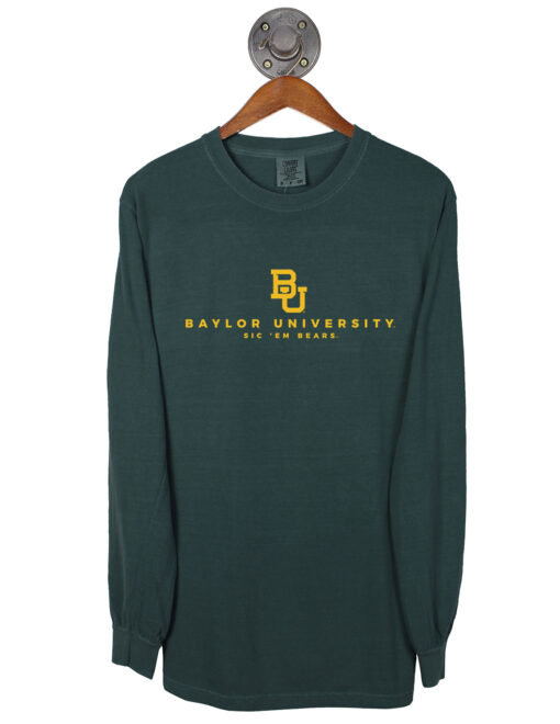 baylor-bears-long-sleeve-shirt-green-simple-text-162854-C6014-BLUESPRUCE