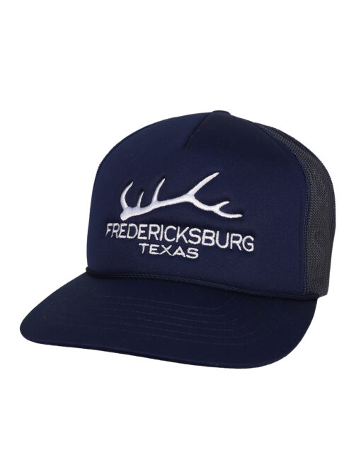 fredericksburg-texas-elk-antler-navy-blue-mesh-rope-snapback-6023706683