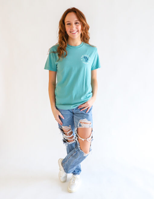 model-sam-houston-seafoam-blue-short-sleeve-shirt-fishing-162797 C1717 SEAFOAM (2)