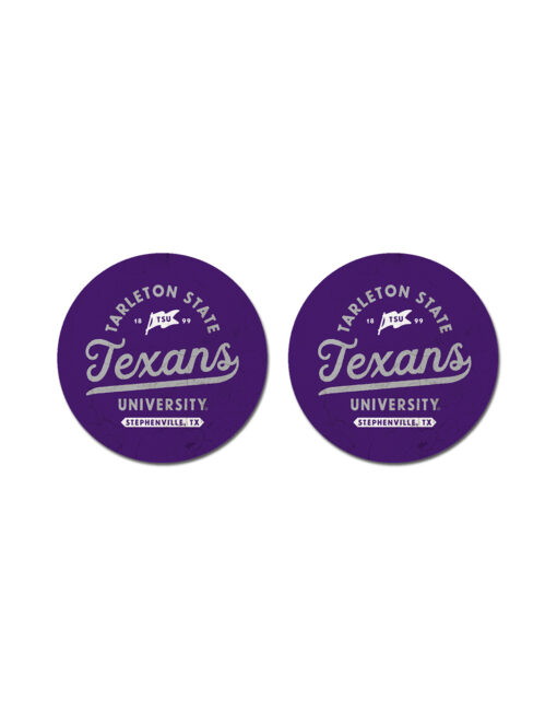 tarleton-state-purple-2-pack-car-coaster-1534444