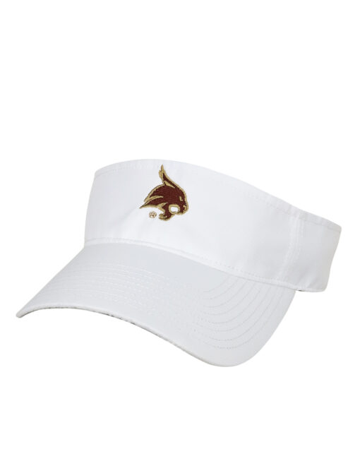 texas-state-white-bobcat-visor-6023706845