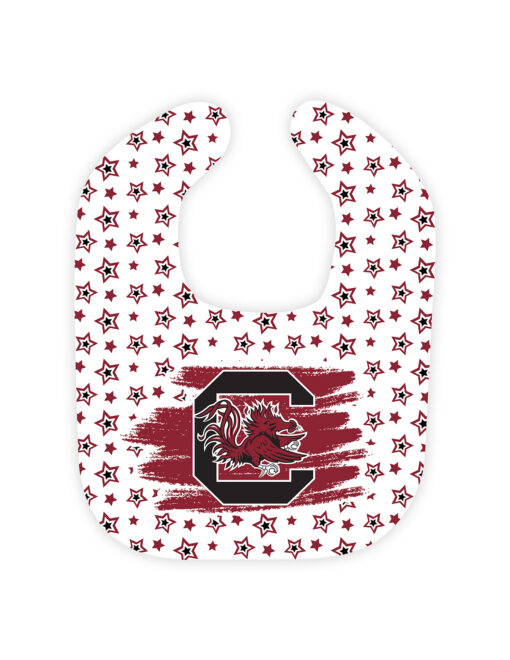 DCBIB02-usc-south-carolina-star-velcro-bib