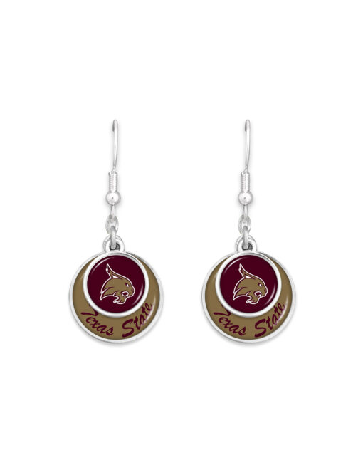 TXST55427-STACKED-DISK-EARRING