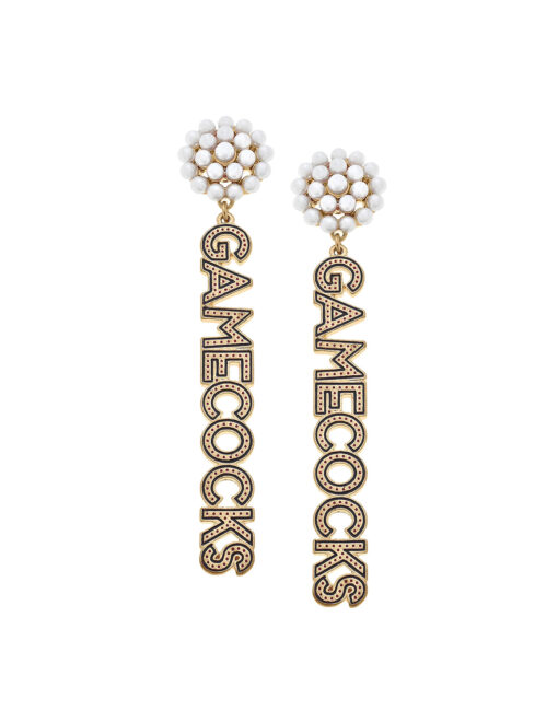 USC Pearl Cluster Earrings