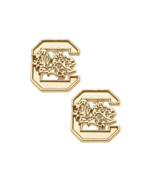 USC 24K Gold Studs