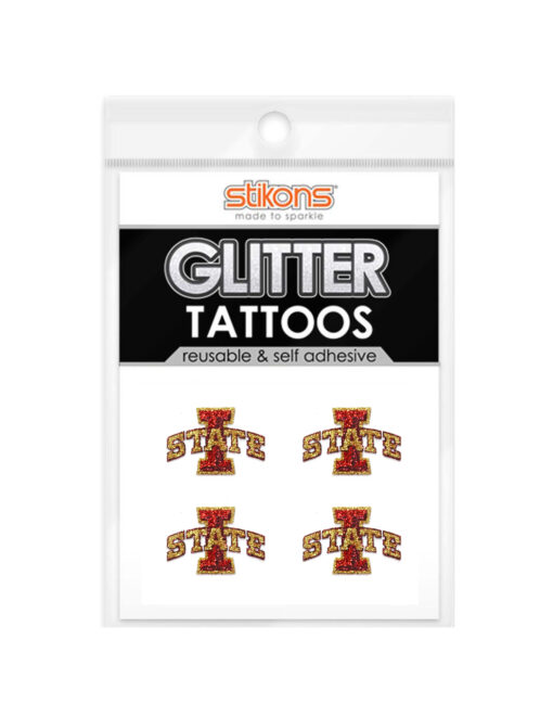 ISU Bling Tattoo 4-Pack