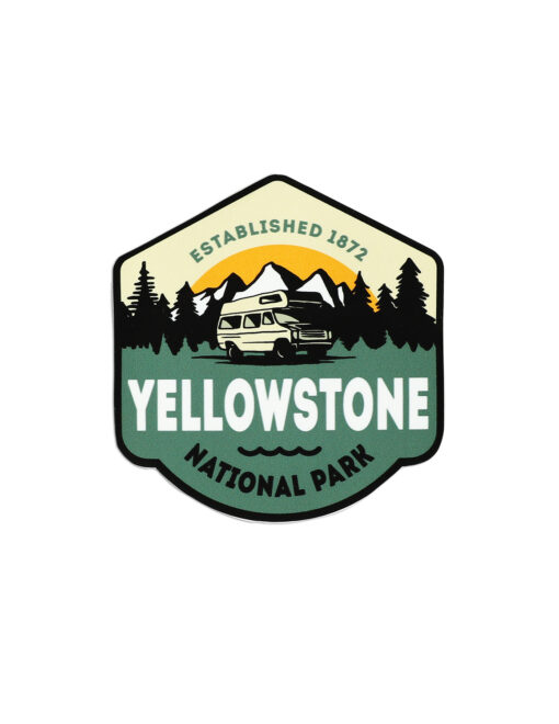 Yellowstone Driven Camper Van Sticker