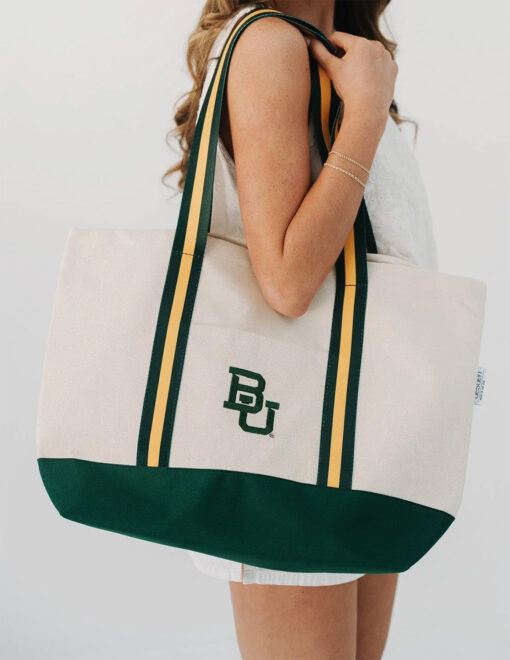 BU Canvas Boat Tote - Image 2