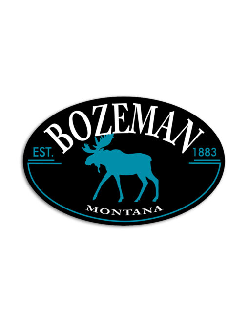 Bozeman MT Preservation Moose Sticker
