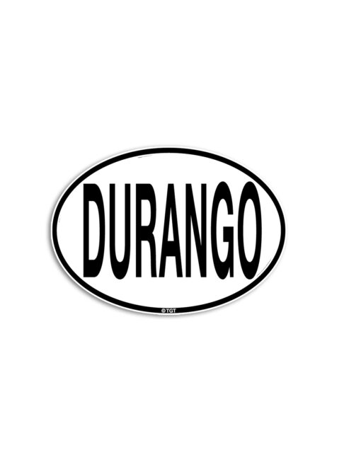 Durango Basic Oval Sticker