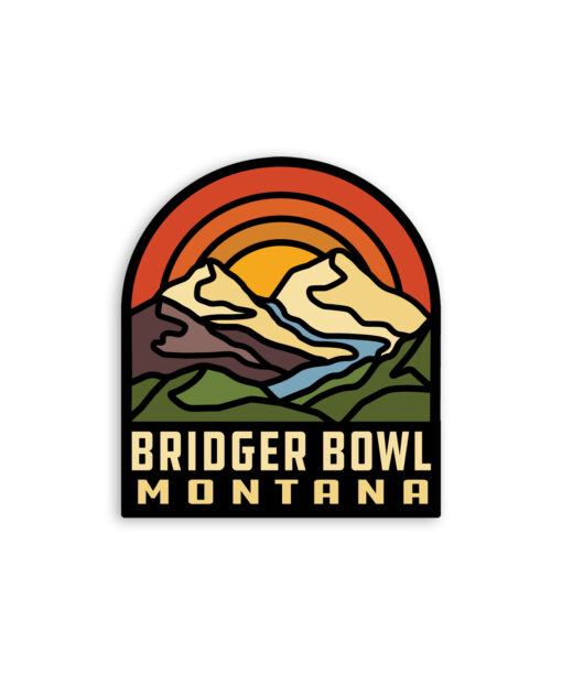 Bridger Bowl Hanging Ridge Sticker