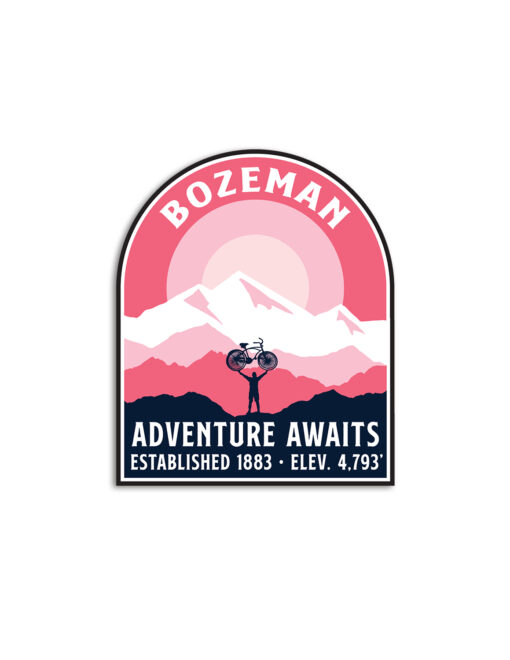 Bozeman MT Kersey Hiker/Bike Sticker