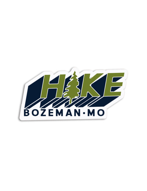 Bozeman Mountain Put Em Up Pine Sticker