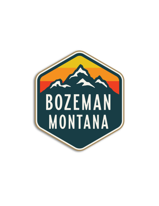 Bozeman MT Melira Mountain Bridger Bowl Sticker