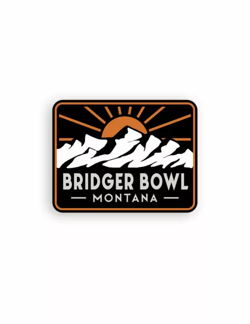 Bridger Bowl Off Trail Mountain Sticker