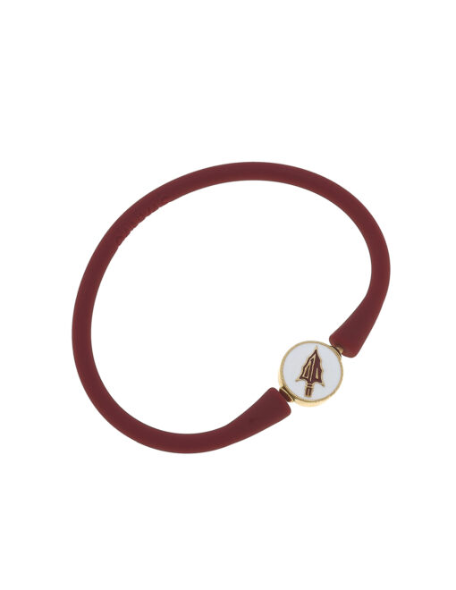 FSU Enamel Silicone Bali Bracelet