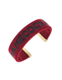 South Carolina Gamecocks Resin Cuff Bracelet