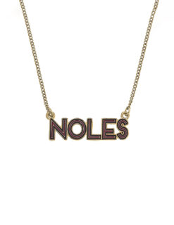 Florida State Seminoles Outline Enamel Necklace