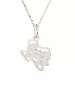 Stainless Steel SH Paw Texas Pendant