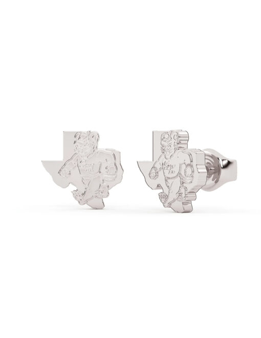 Stainless Steel Sam Houston Walking Sammy Texas Studs - Image 3