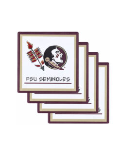 FSU 4-Pack Coaster Set