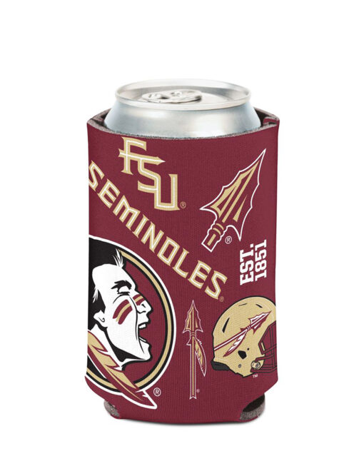 FSU Scatterprint Can Cooler