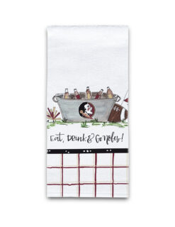 Eat, Drink & Go Noles! Kitchen Towel