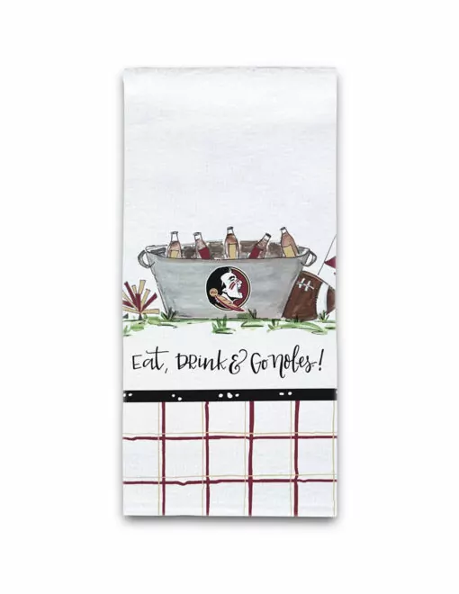 Eat, Drink & Go Noles! Kitchen Towel