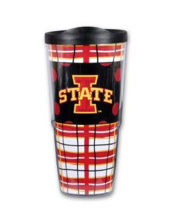 ISU Plaid 24 oz. Tumbler