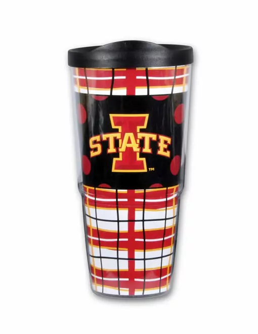 ISU Plaid 24 oz. Tumbler