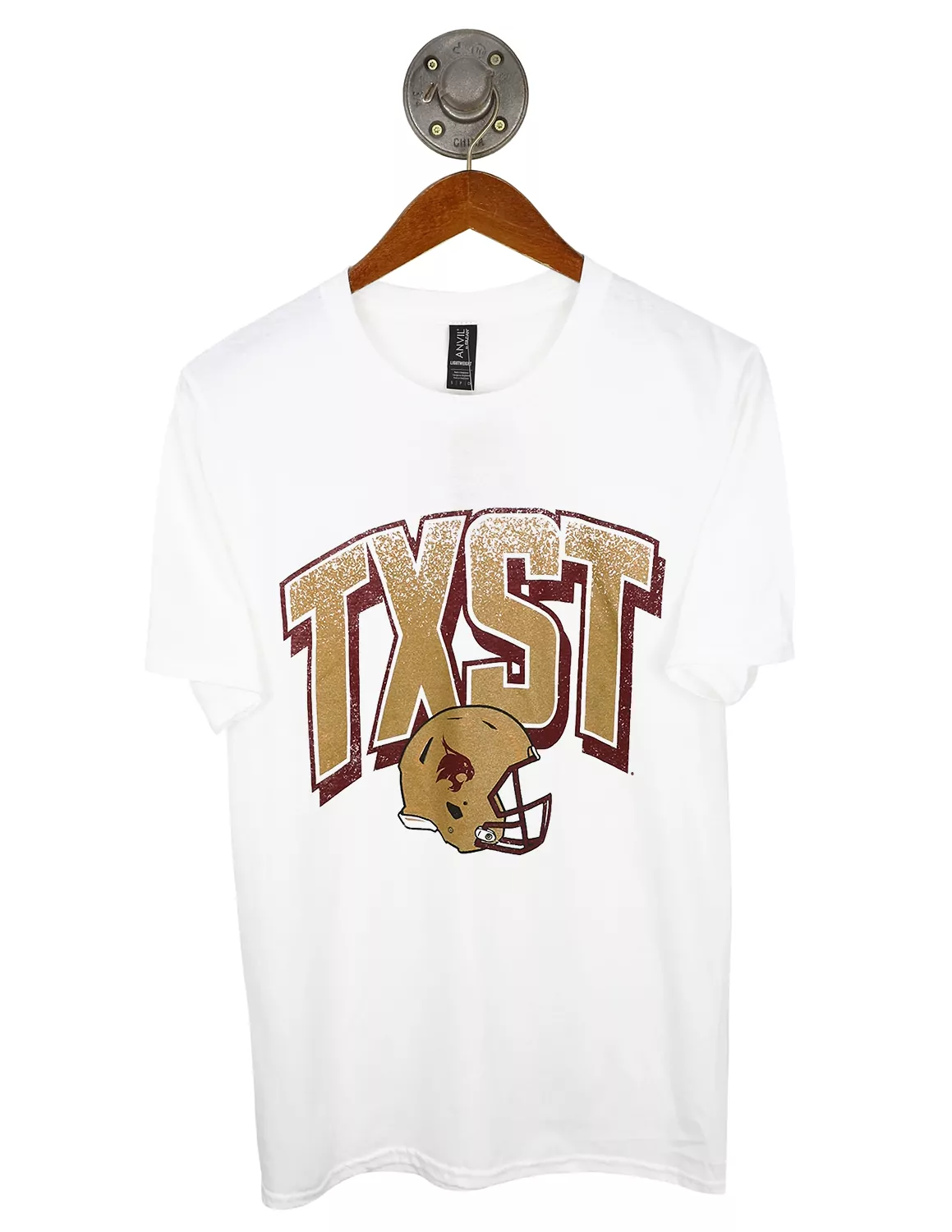 TXST FB Big Fade Barefoot Campus Outfitter