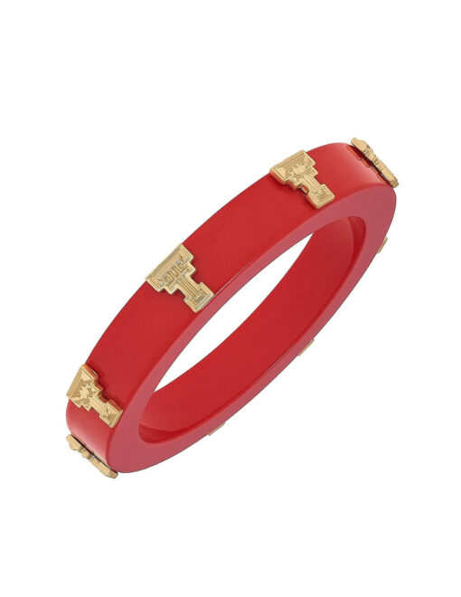 TTU Resin Logo Bangle
