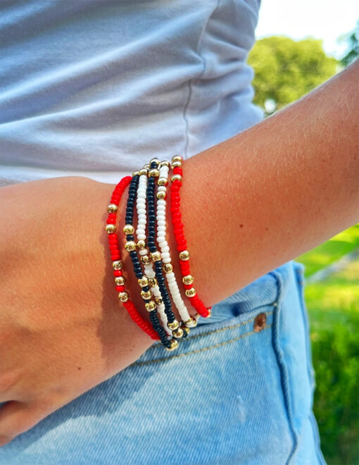 TTU Team Color Set of 6 Bracelets - Image 3