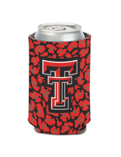 TTU Leopard Can Cooler