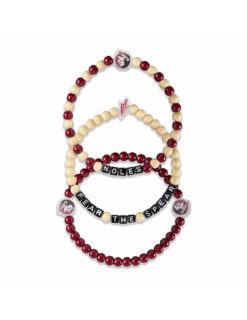 FSU 3 Pack Beaded Friendship Bracelets