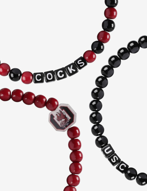 USC 3 Pack Beaded Friendship Bracelets - Image 4