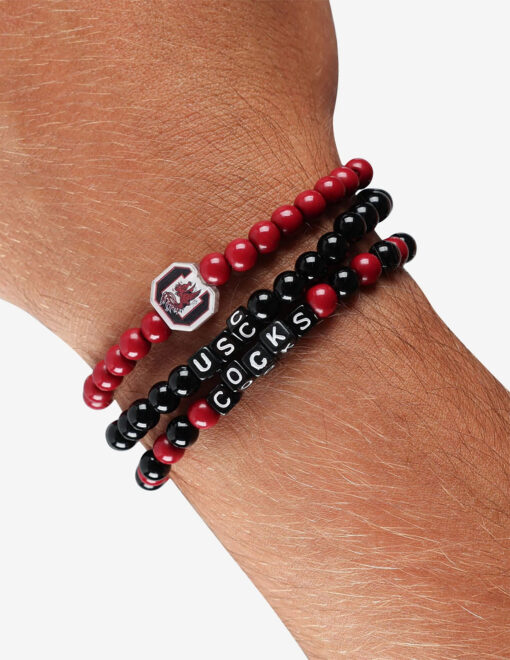 USC 3 Pack Beaded Friendship Bracelets - Image 2