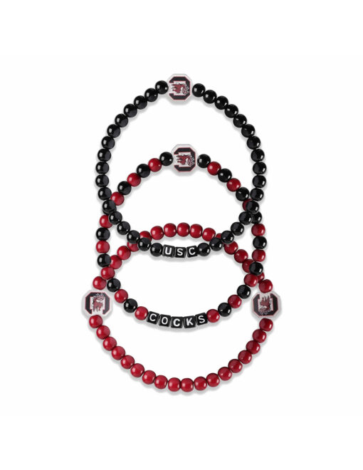 USC 3 Pack Beaded Friendship Bracelets