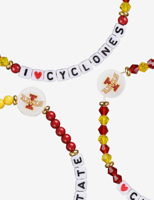 ISU 3 Pack Beaded Friendship Bracelets - Image 2