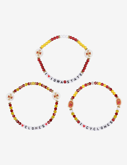 ISU 3 Pack Beaded Friendship Bracelets - Image 3