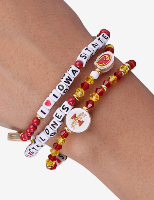 ISU 3 Pack Beaded Friendship Bracelets - Image 4