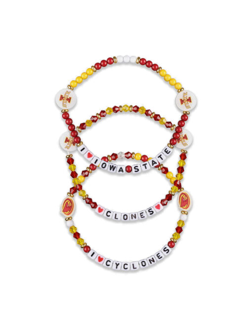 ISU 3 Pack Beaded Friendship Bracelets