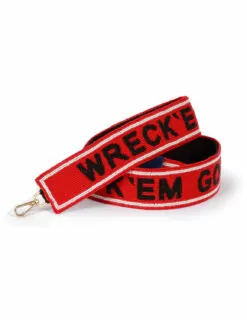 TTU Beaded Purse Strap
