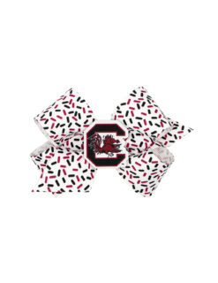 USC Medium Confetti Print Bow