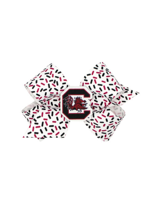 USC Medium Confetti Print Bow